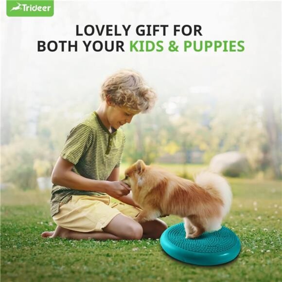 Trideer Wobble Cushion with Inflation Pump - Wiggle Seat for Sensory - Picture 6 of 7